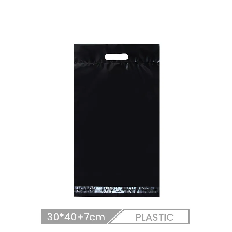 30*40cm 100pcs Custom Thickened Waterproof Clothing Packaging Plastic Shopping Bags